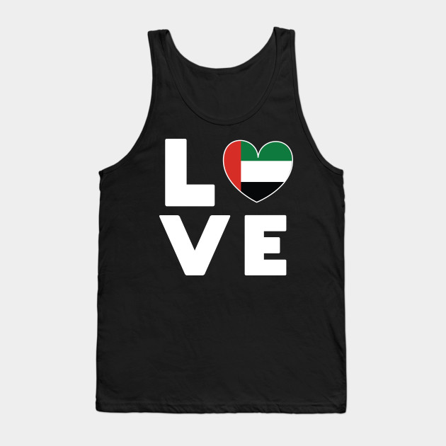 Ich liebe LOVE UAE United Arab Emirates Flagge Fahne Herz ...