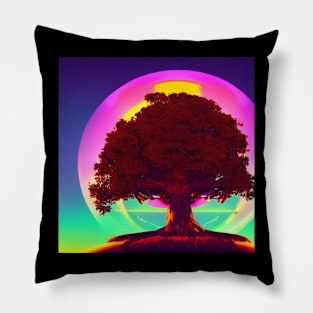 Pink Tree Pillow