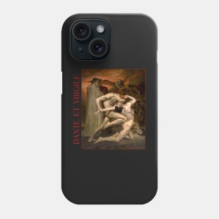 Dante and Virgil in Hell by Bouguereau Phone Case