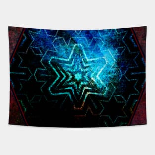 Dark star mandala Tapestry