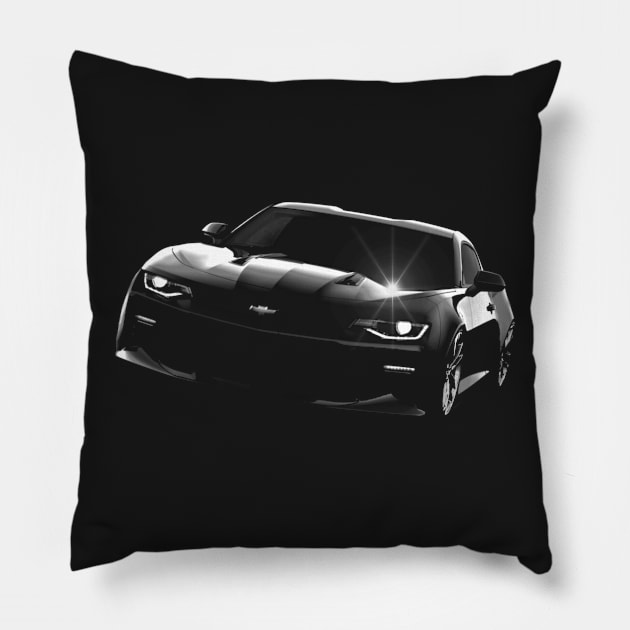 chevrolet camaro ss 2016 Pillow by hottehue