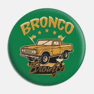 Retro 1987-1991 Ford Bronco w/Tires Pin