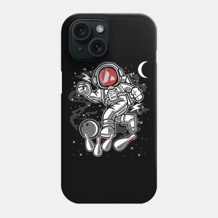 Astronaut Bowling Avalanche AVAX Coin To The Moon Crypto Token Cryptocurrency Blockchain Wallet Birthday Gift For Men Women Kids Phone Case