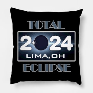 Eclipse Lima OH Total Solar Eclipse April 2024 Totality Pillow