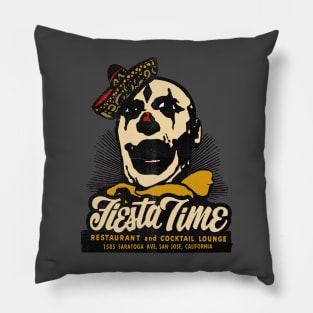 Vintage Fiesta Time Bar Pillow