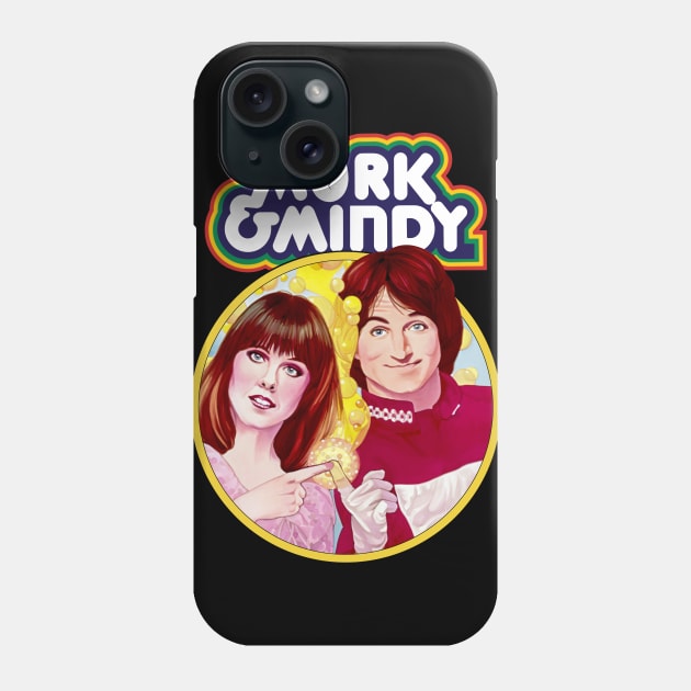 Mork and Mindy Phone Case by Trazzo