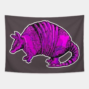 Purple Armadillo Tapestry