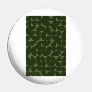 Leaf Colored Geometric Pattern - Shapes #7 Pin