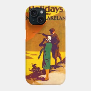 Vintage Travel - Holidays in the English Lakeland Phone Case