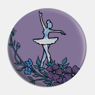 Floral Ballerina Pin