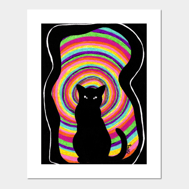 The Black Cat The Black Cat Posters And Art Prints Teepublic