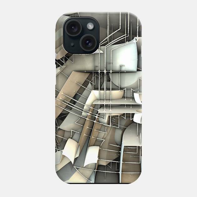 Fractals art...3 Phone Case by AtelierFafard