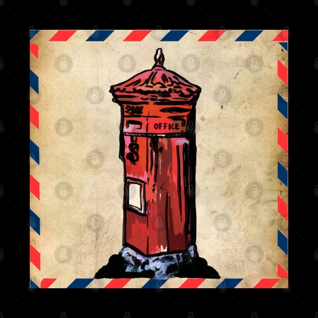 Missing the Red Phonebooth by Art by Ergate