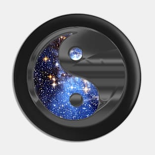 Yin Yang Universe Pin