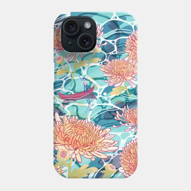 Among the Chrysanthemums Phone Case by frankielong@hotmail.co.uk