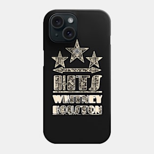 Vintage music hits///Whitney Houston Phone Case