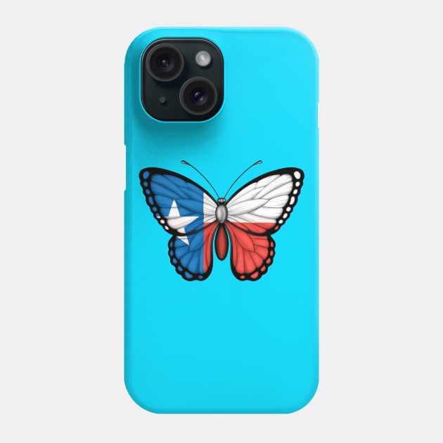 Texas Flag Butterfly Phone Case by jeffbartels