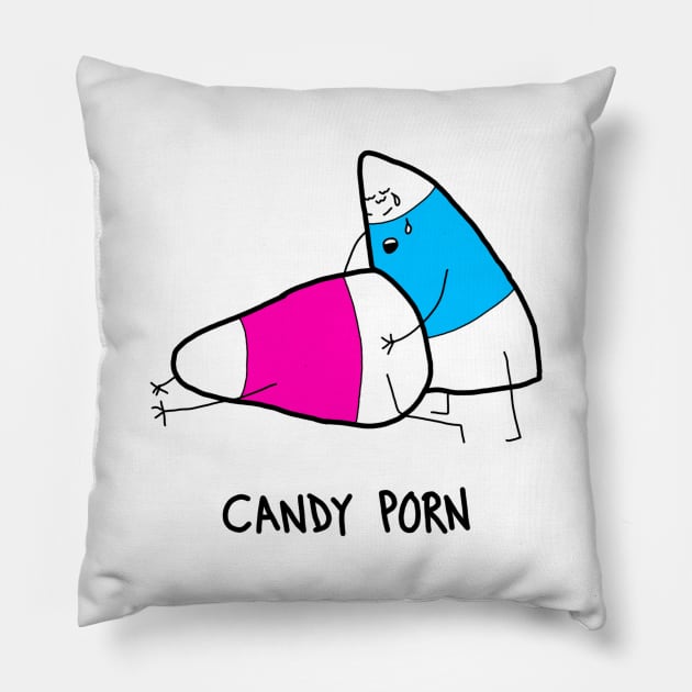 Candy Porn Pillow by TrendWhispers