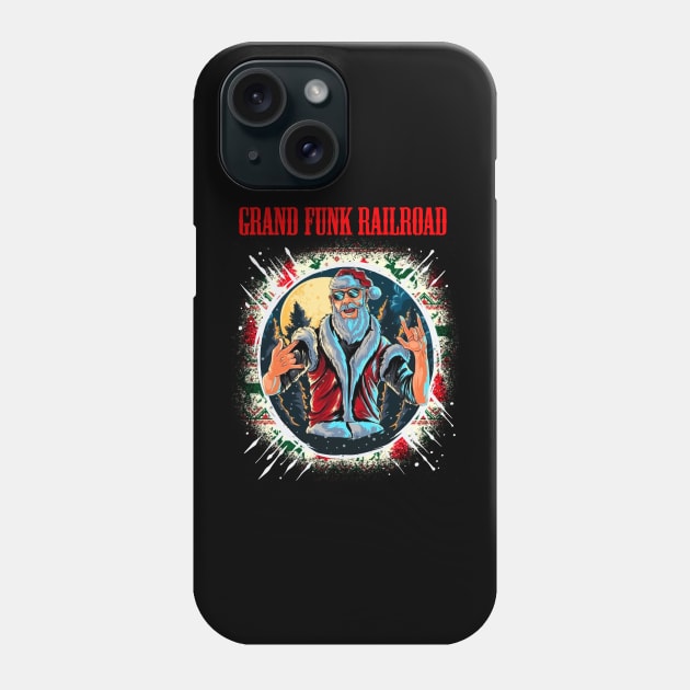 GRAND FUNK RAILROAD BAND XMAS Phone Case by a.rialrizal