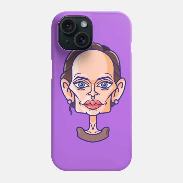 Angelina Jolie The Angel Phone Case by Kaexi