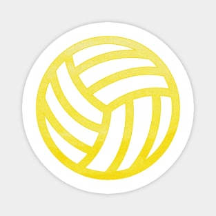 Volleyball Yellow Magnet