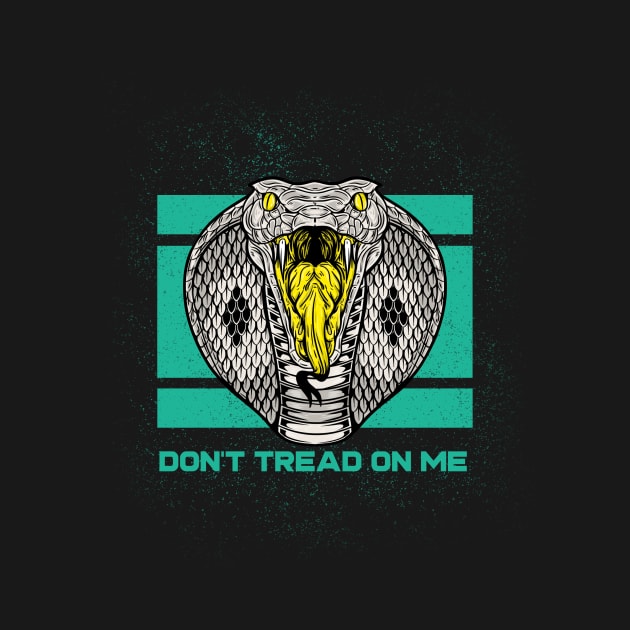 Don't tread on me Libertarian Gadsden Flag Snake by TheMemeCrafts