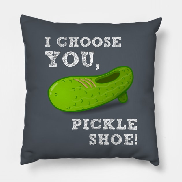 Pickle Shoe Pillow by animatorguy