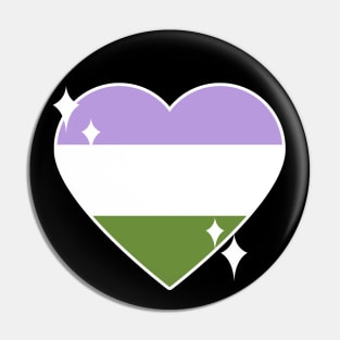 Kawaii Pride Collection - Genderqueer Pin