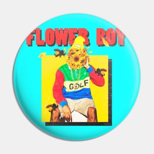 Flower Boy - with title Pin