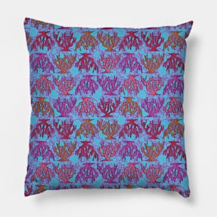 Beautiful Coral Seamless Pattern Pillow