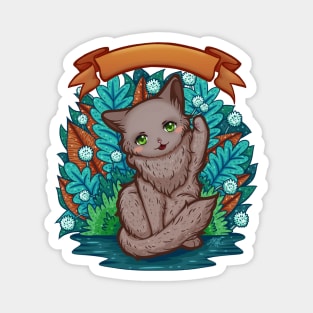 Kitty Final Boss Illustration Magnet