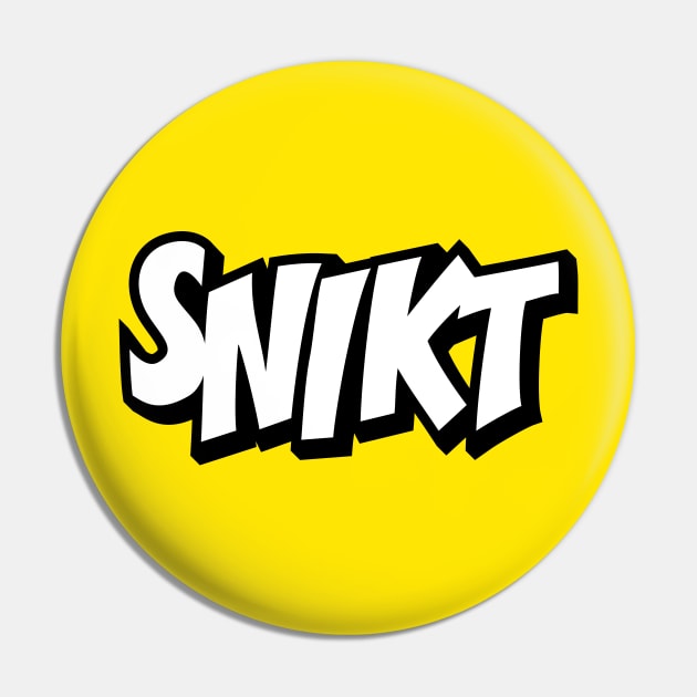 Comic Sounds - SNIKT Pin by Artboy