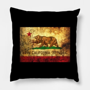 New California Republic Flag Pillow