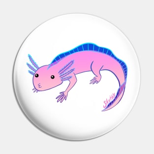 Axolotl Pink Pin