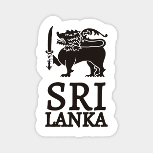 Sri Lankan Lion Logo Magnet