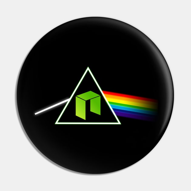 NEO Prism Cryptocurrency Pin by Cryptolife