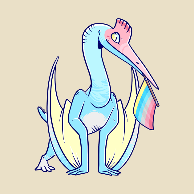 Genderflux Quetzalcoatlus by Maskarie