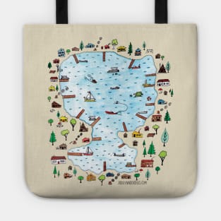 Lake life Tote