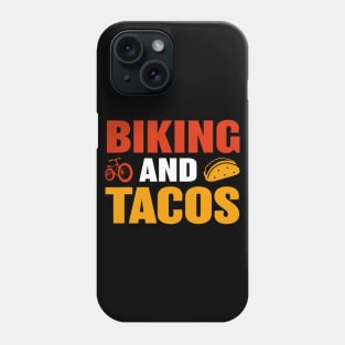 Vintage Biking And Tacos Lovers Phone Case