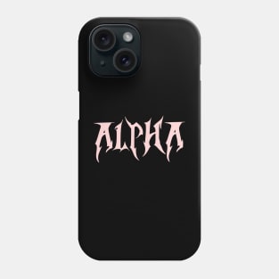 alpha Phone Case