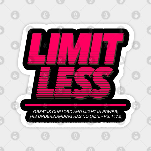 limitless christian bible Magnet by societee28