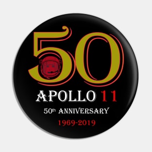 50th Anniversary Apollo 11 Pin