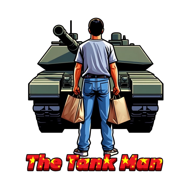 Tank Man by Rawlifegraphic