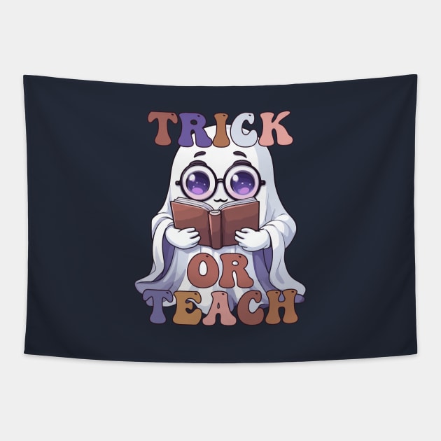 Trick or Teach Tapestry by Rishirt