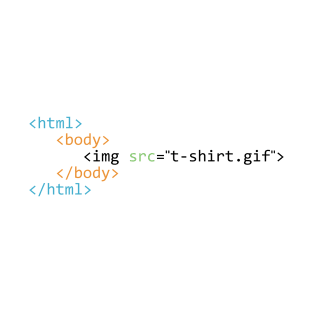 HTML Funny Shirt Design T-Shirt