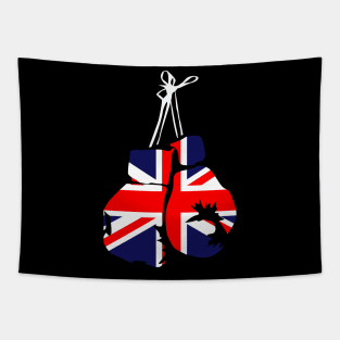 British Union Flag Boxing Gloves for UK Great Britain Boxer Tapestry