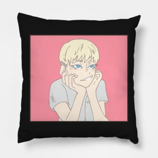 Ryo Asuka smiling Pillow