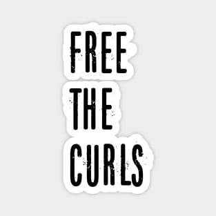 Free The Curls Magnet