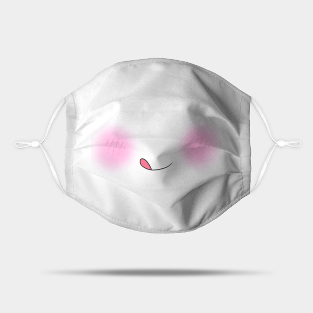 Anime Tongue Smile Anime Mask TeePublic