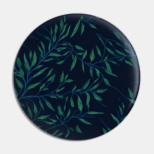 green leaves pattern Pin